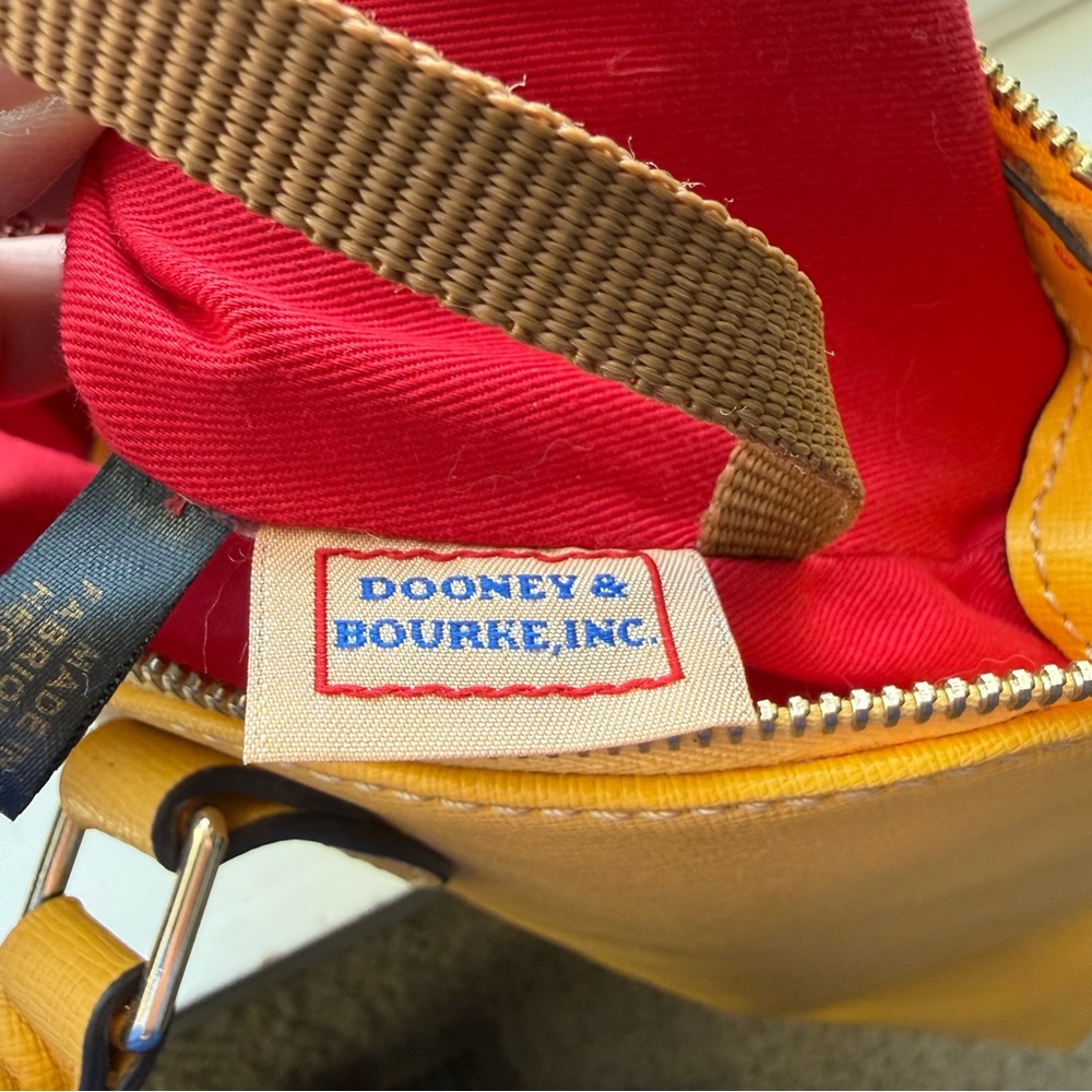 Dooney & Bourke Yellow Double Zip Satchel and Wallet Set in Dandelion with Tags - Picture 6 of 15